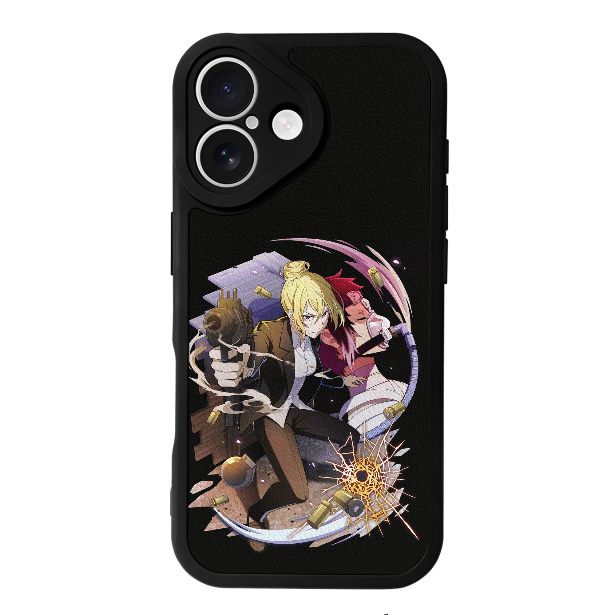 （画像用） 文豪ストレイドッグス Bungo Stray Dogs 【iPhone 16シリーズ対応】シリコンスマホケース（レザー調） 材質：シリコン